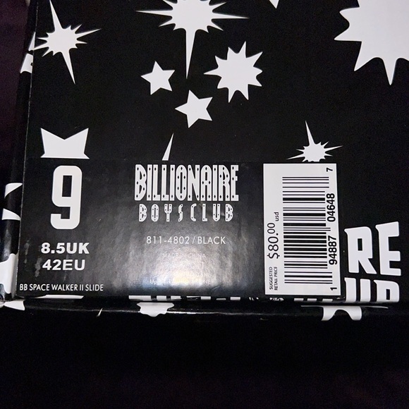 BILLIONAIRE BOYS CLUB SLIDES / Men’s size 9 - Picture 7 of 7